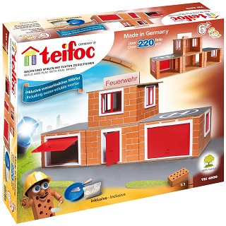 Building set - firestation - 220 pieces